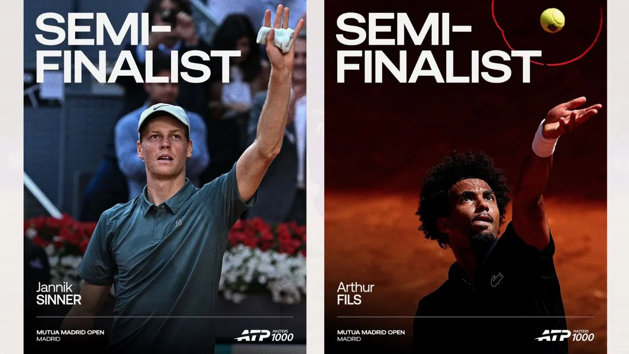 Preview Laga Semifinal Mutua Madrid Open Duel Panas Sinner vs Fils Penuh Kepercayaan Diri