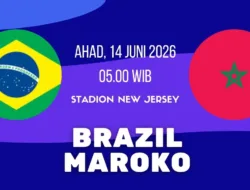 Jadwal Brazil vs Maroko 14 Juni, Ancelotti Hadapi Ancaman Atlas Lions di Piala Dunia 2026