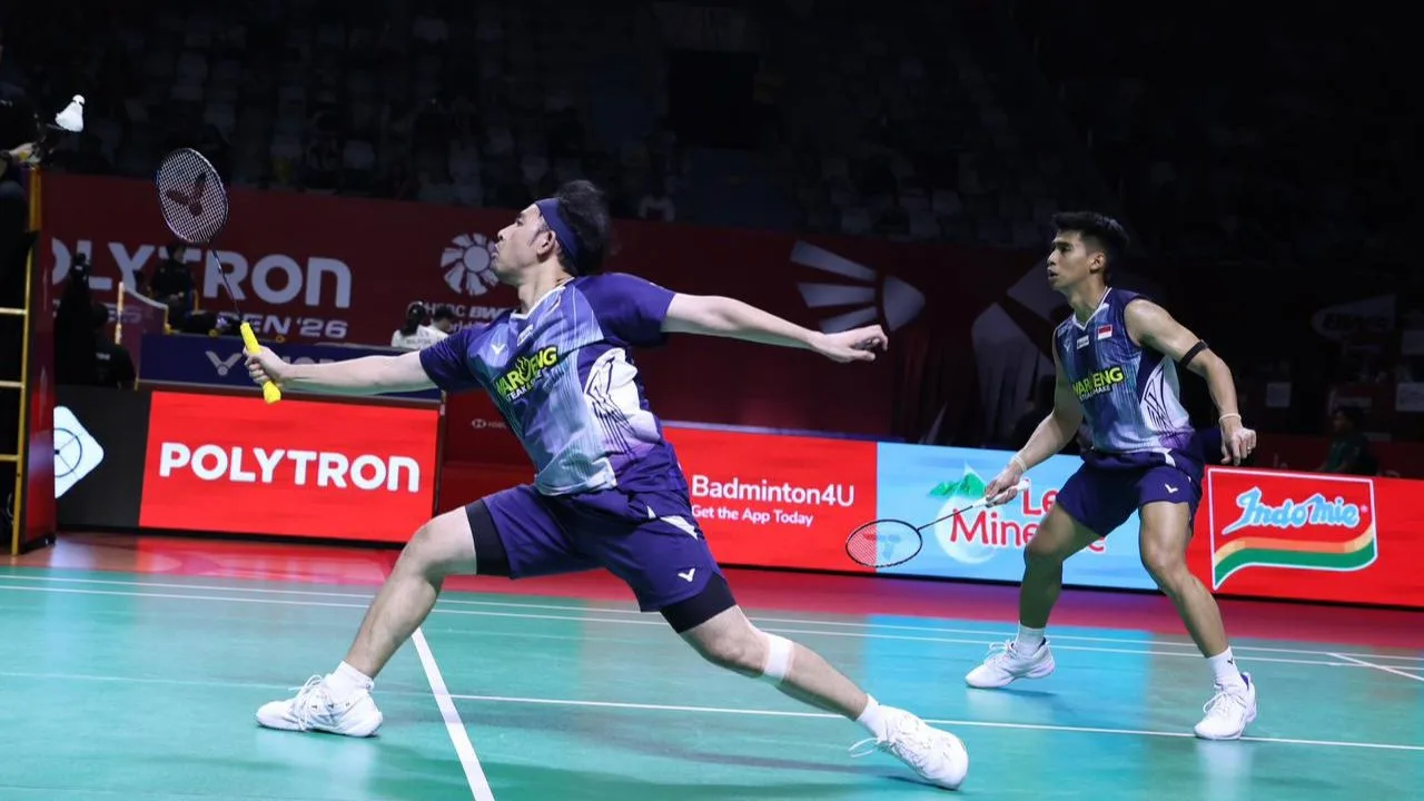 SabarReza Lewati Hadangan Ganda China, Amankan Tiket Perempat Final Indonesia Open 2026