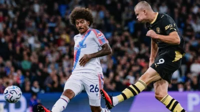 Rayan Cherki Menggila, Bawa Manchester City Menang Telak 4-1 atas Crystal Palace