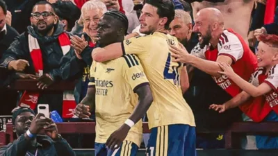 Gol Tunggal Bukayo Saka Bawa Arsenal Menang 1-0 atas Aston Villa, Arteta Rayakan Rekor Manis
