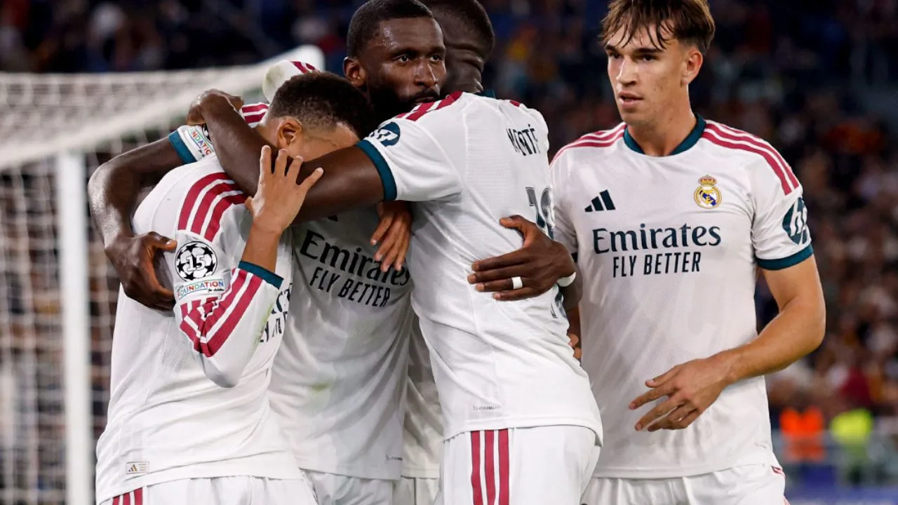 Hasil AS Roma vs Real Madrid Drama Tujuh Gol di Olimpico, Antonio Rudiger Kunci Comeback Spektakuler Los Blancos 4-3