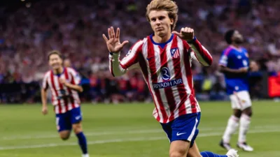 Hasil Atletico Madrid vs Manchester United Yoro Kartu Merah, Setan Merah Tumbang 0-2 di Metropolitano